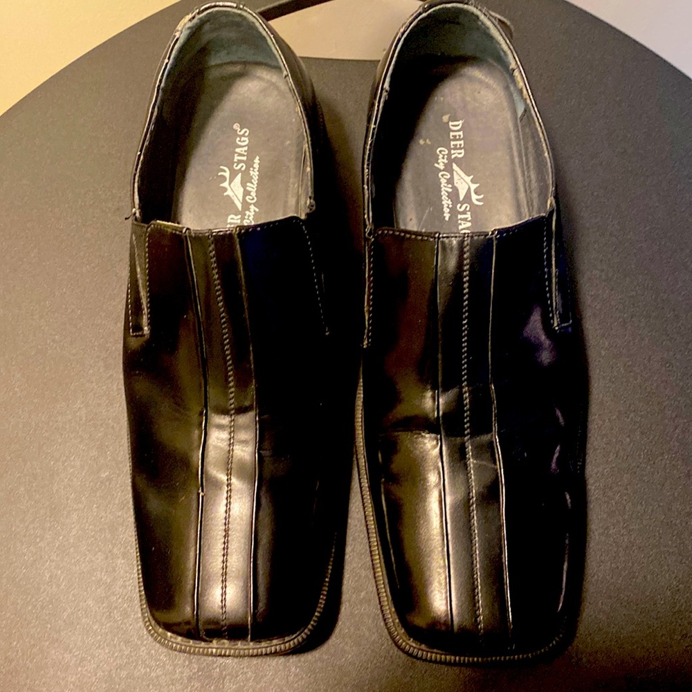 Men’s shoes, black, Deer Stags, size 8.5